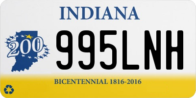 IN license plate 995LNH