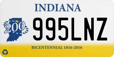 IN license plate 995LNZ