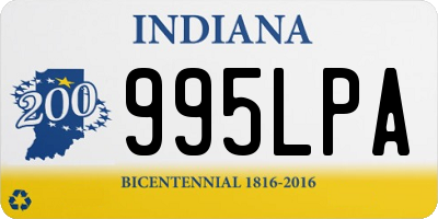 IN license plate 995LPA