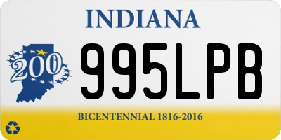 IN license plate 995LPB