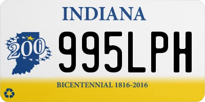 IN license plate 995LPH