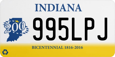 IN license plate 995LPJ