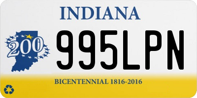 IN license plate 995LPN