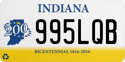 IN license plate 995LQB