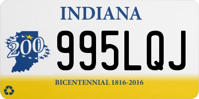 IN license plate 995LQJ