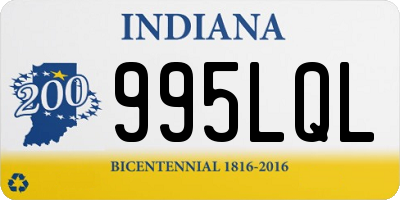 IN license plate 995LQL