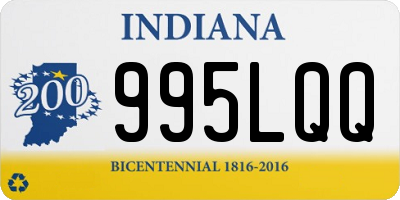 IN license plate 995LQQ