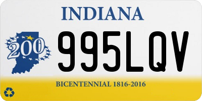 IN license plate 995LQV