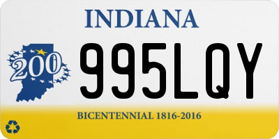 IN license plate 995LQY