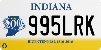 IN license plate 995LRK