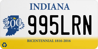 IN license plate 995LRN