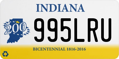 IN license plate 995LRU