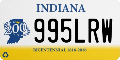 IN license plate 995LRW