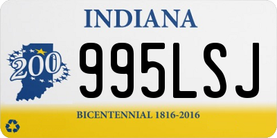 IN license plate 995LSJ