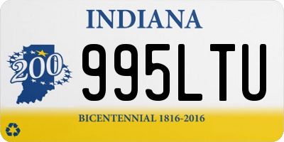 IN license plate 995LTU