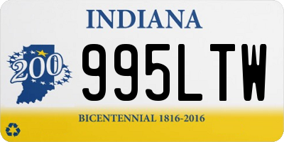 IN license plate 995LTW