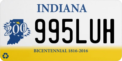 IN license plate 995LUH