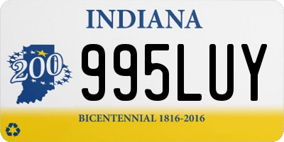 IN license plate 995LUY