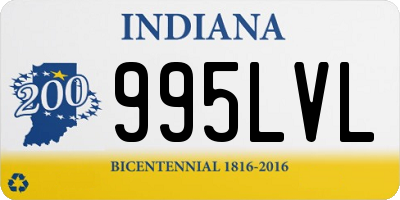 IN license plate 995LVL