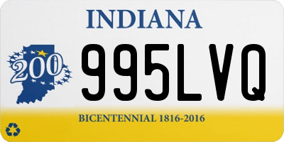 IN license plate 995LVQ