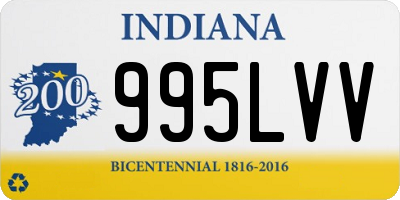 IN license plate 995LVV