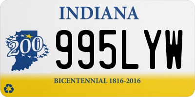 IN license plate 995LYW