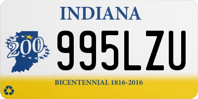 IN license plate 995LZU