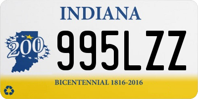 IN license plate 995LZZ