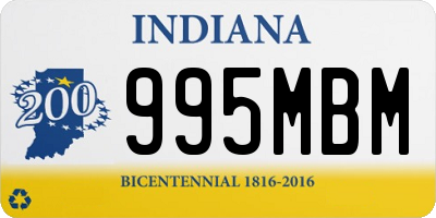 IN license plate 995MBM