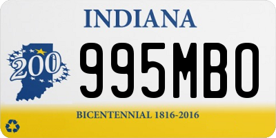 IN license plate 995MBO