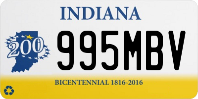 IN license plate 995MBV