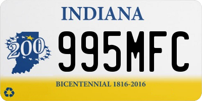 IN license plate 995MFC