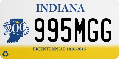 IN license plate 995MGG