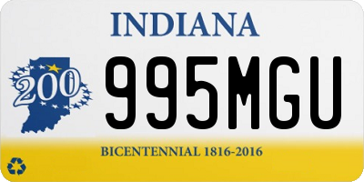 IN license plate 995MGU