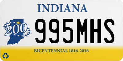 IN license plate 995MHS