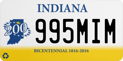 IN license plate 995MIM