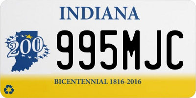 IN license plate 995MJC