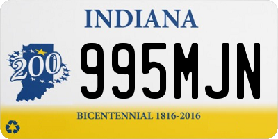 IN license plate 995MJN