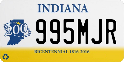 IN license plate 995MJR