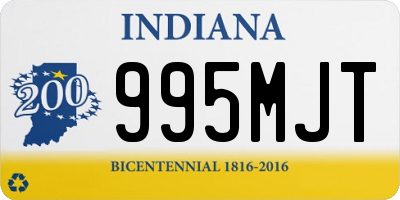 IN license plate 995MJT