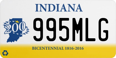 IN license plate 995MLG