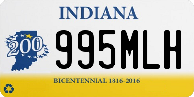 IN license plate 995MLH