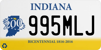 IN license plate 995MLJ