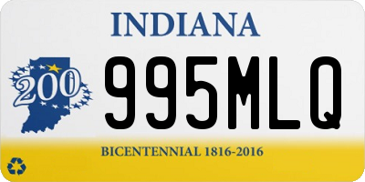 IN license plate 995MLQ