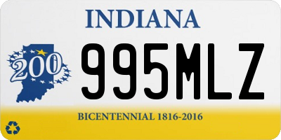 IN license plate 995MLZ