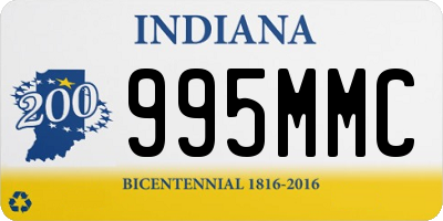 IN license plate 995MMC