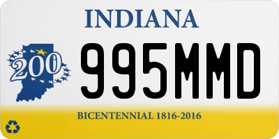 IN license plate 995MMD