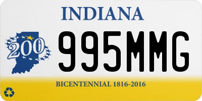 IN license plate 995MMG