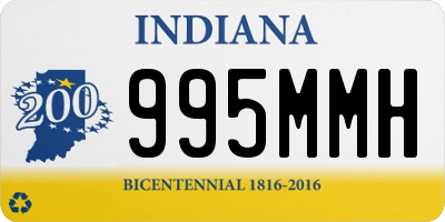 IN license plate 995MMH