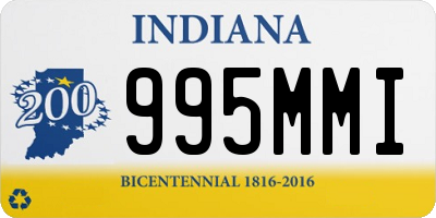 IN license plate 995MMI